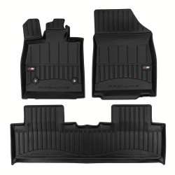 Tappetini per auto Proline 3D compatibili con BYD Seal U dal 2024 in poi su misura in gomma | Tipo Auto: SUV | Set di tappetini premium | Materiale TPE durevole | Bordi più alti